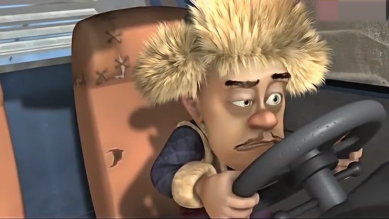 熊出没光头强开车不小心开到了悬崖直喊熊大哥救命太逗了