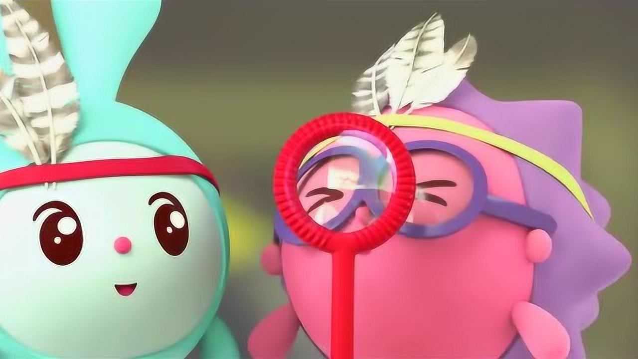 瑞奇宝宝诺诺想吹泡泡但是一个人出不出或许该叫跳跳一起哦