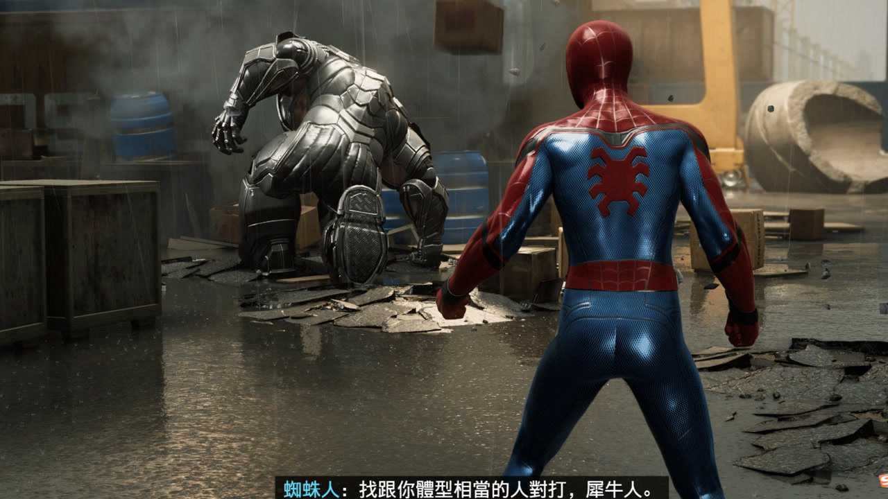漫威蜘蛛侠游戏-蜘蛛侠大战犀牛人