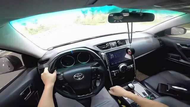 试驾一代神车锐志,最便宜的2.5V6自吸,前置后驱车型