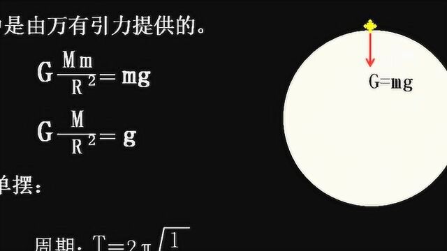 梅老师说物理:万有引力与单摆运动的结合