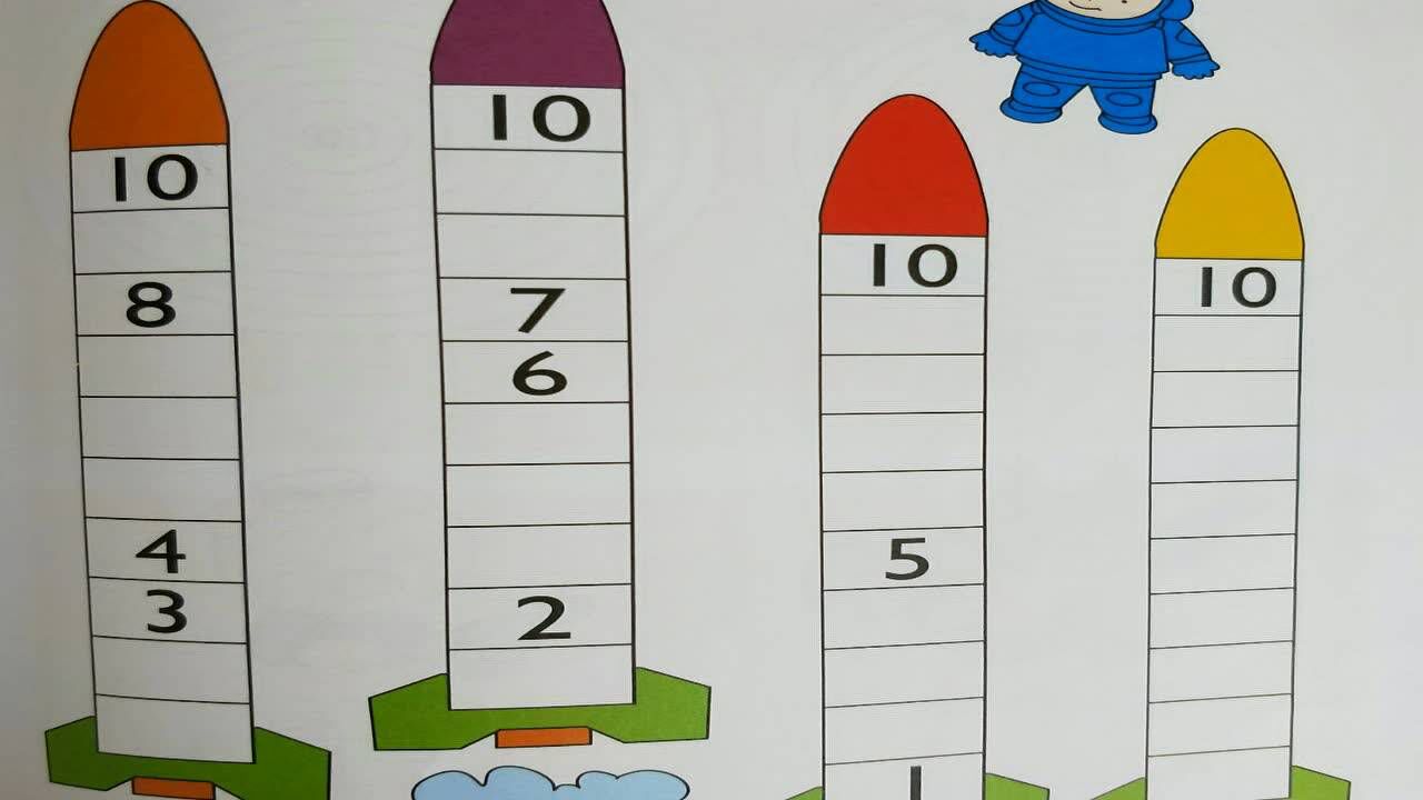 中班蒙氏数学 10以内的倒着数