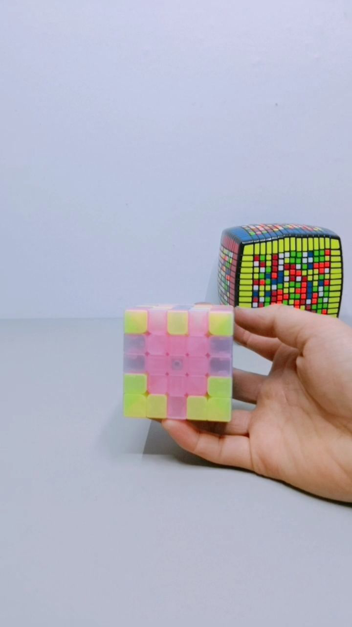 五阶魔方拼爱心