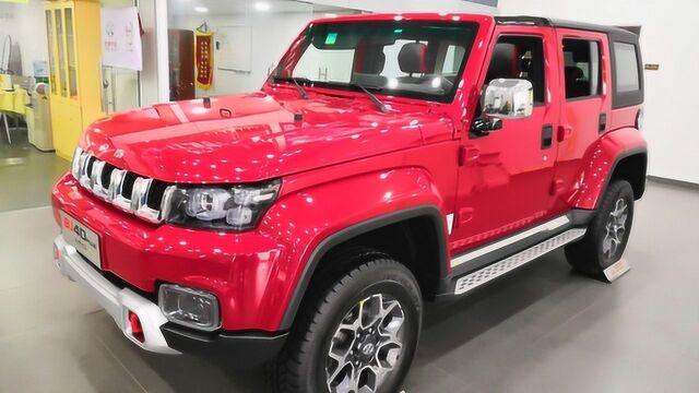 2019款北京BJ40L,店内实拍