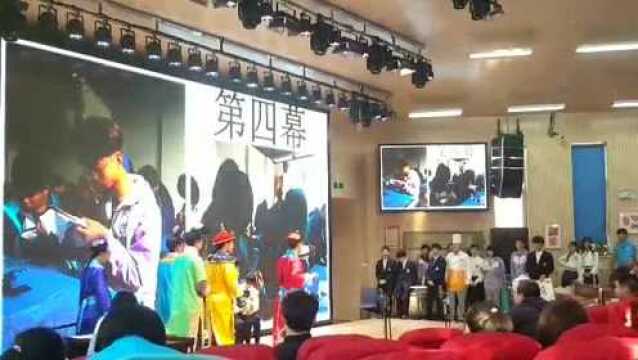 北京理工附中通州校区学生自导自演了一出“乾隆下江南”