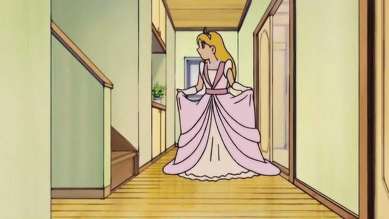 哆啦a梦:童话中的仙度瑞拉公主,穿越时空,意外地来到了静香的家