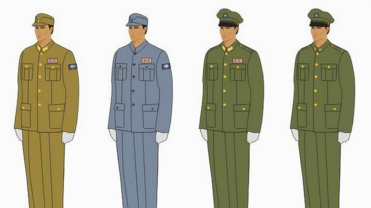 为什么抗日时期国民党军队军服有黄色和蓝色两种看完长见识了