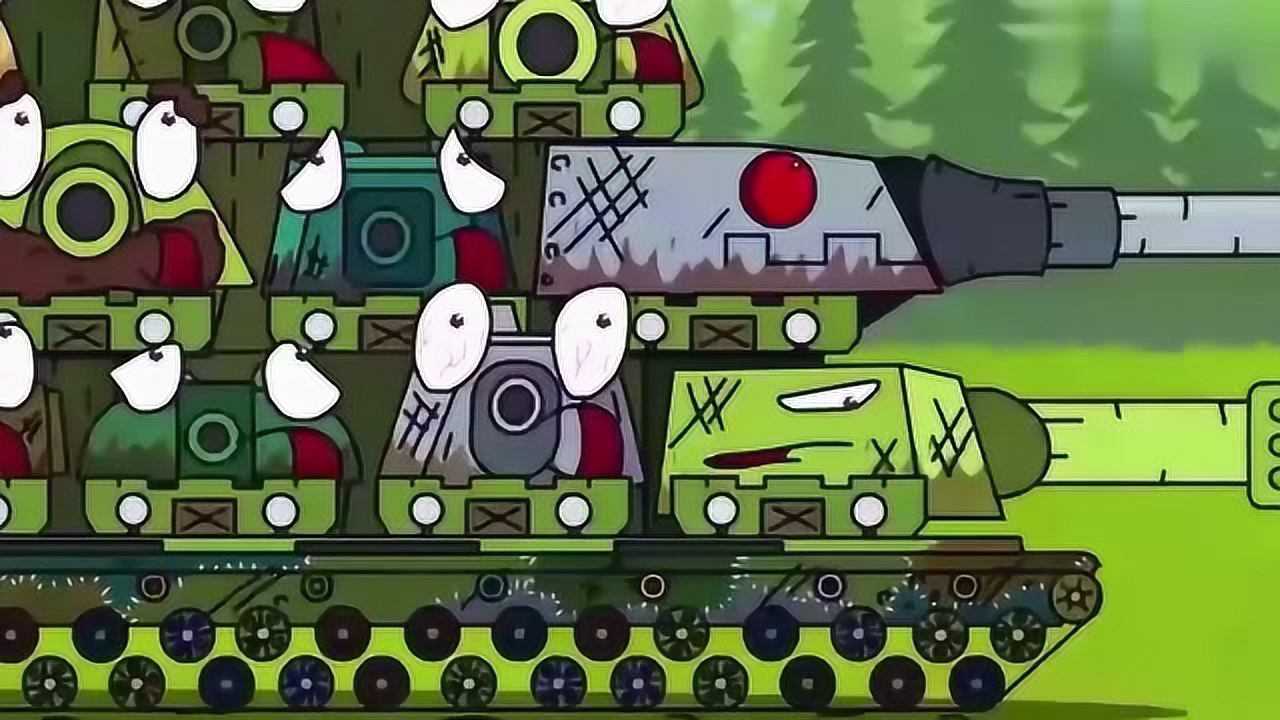 坦克大战游戏:kv-54奇葩组合,根本没人敢应战!