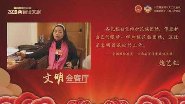 魏艺红:民族团结是文明最基础的工作