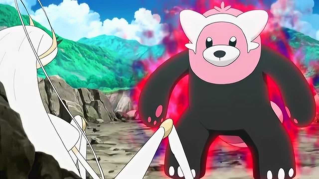 精灵宝可梦日月这还是我们认识的穿着熊吗轻松击败究极异兽