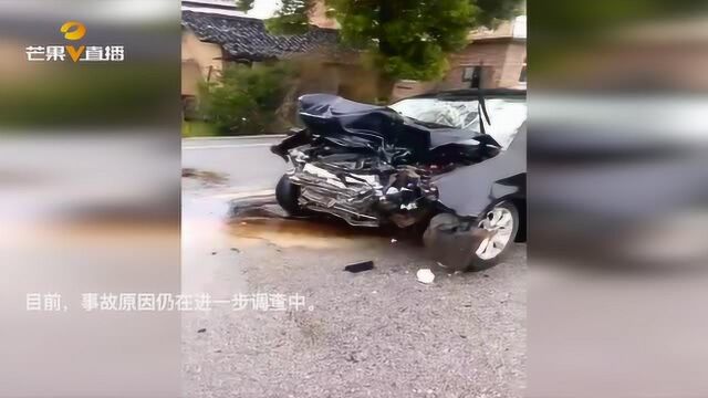 宁乡两车急转弯突发相撞,致2人当场死亡