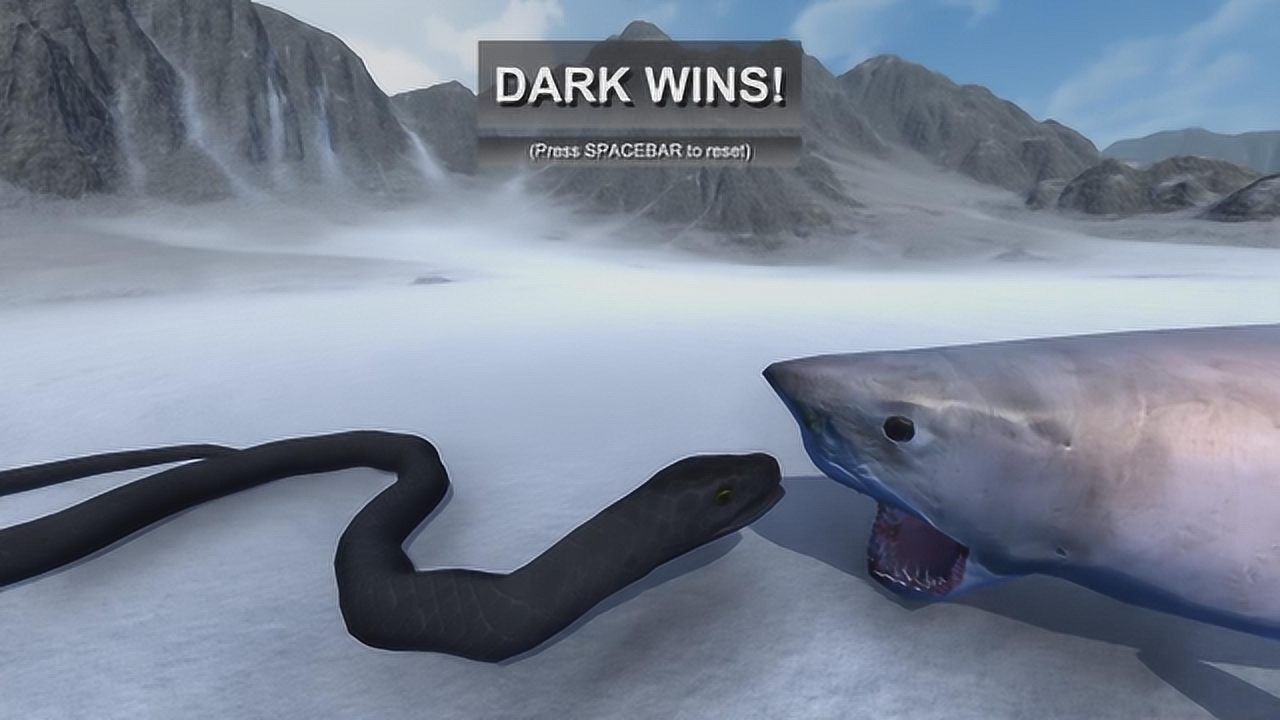 5条泰坦巨蟒是1只巨齿鲨对手吗?_腾讯视频