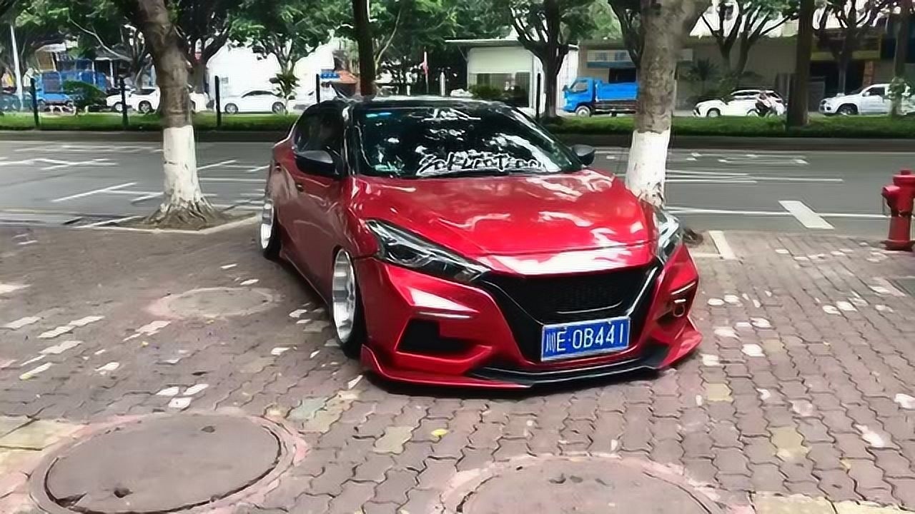 日产蓝鸟爆改低趴这简直就是一台小型gtr太霸气了