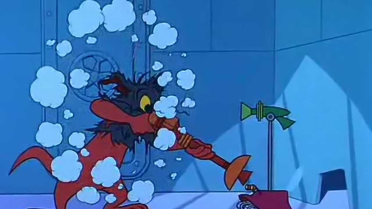 汤姆隐身被杰瑞发现直接就被激光扫射抬走下一位