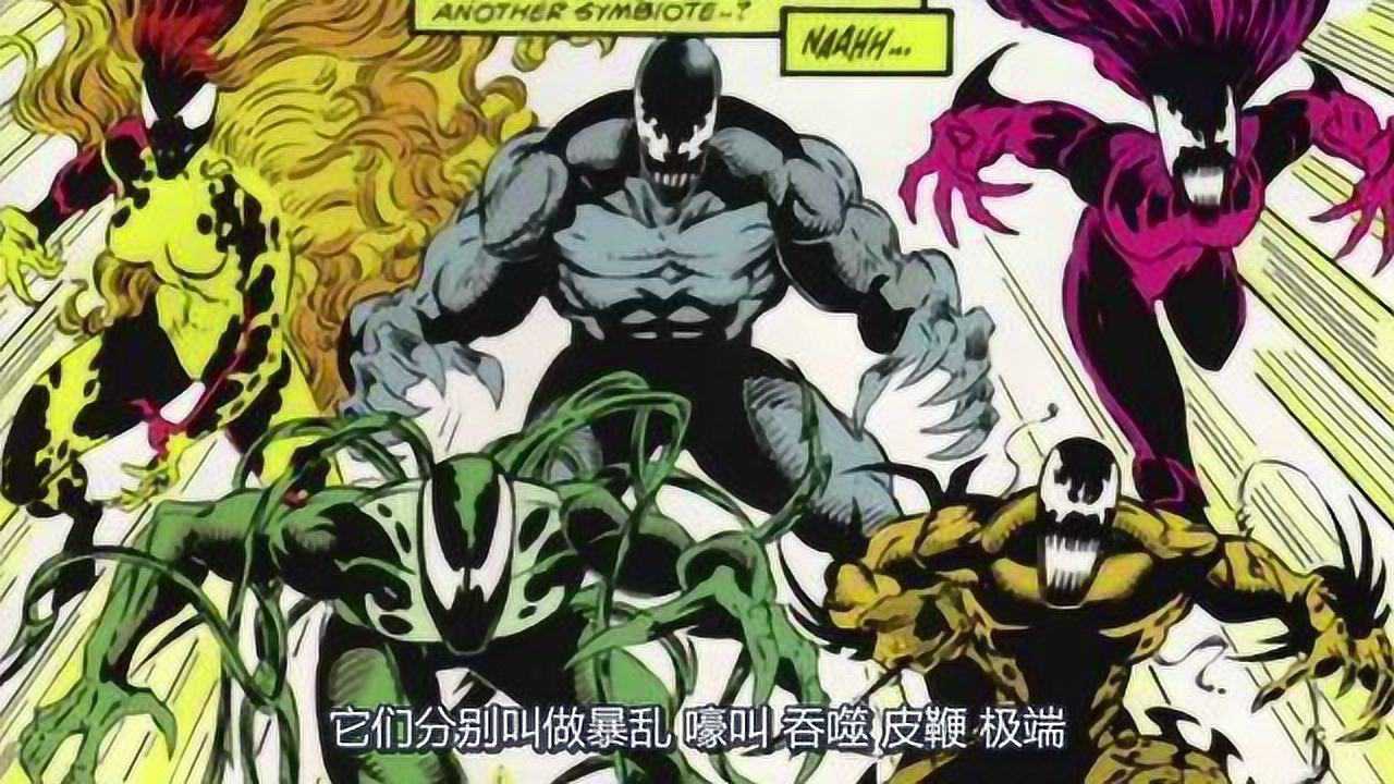 漫威盘点7大共生体家族毒液排第5最后一个是共生体之神