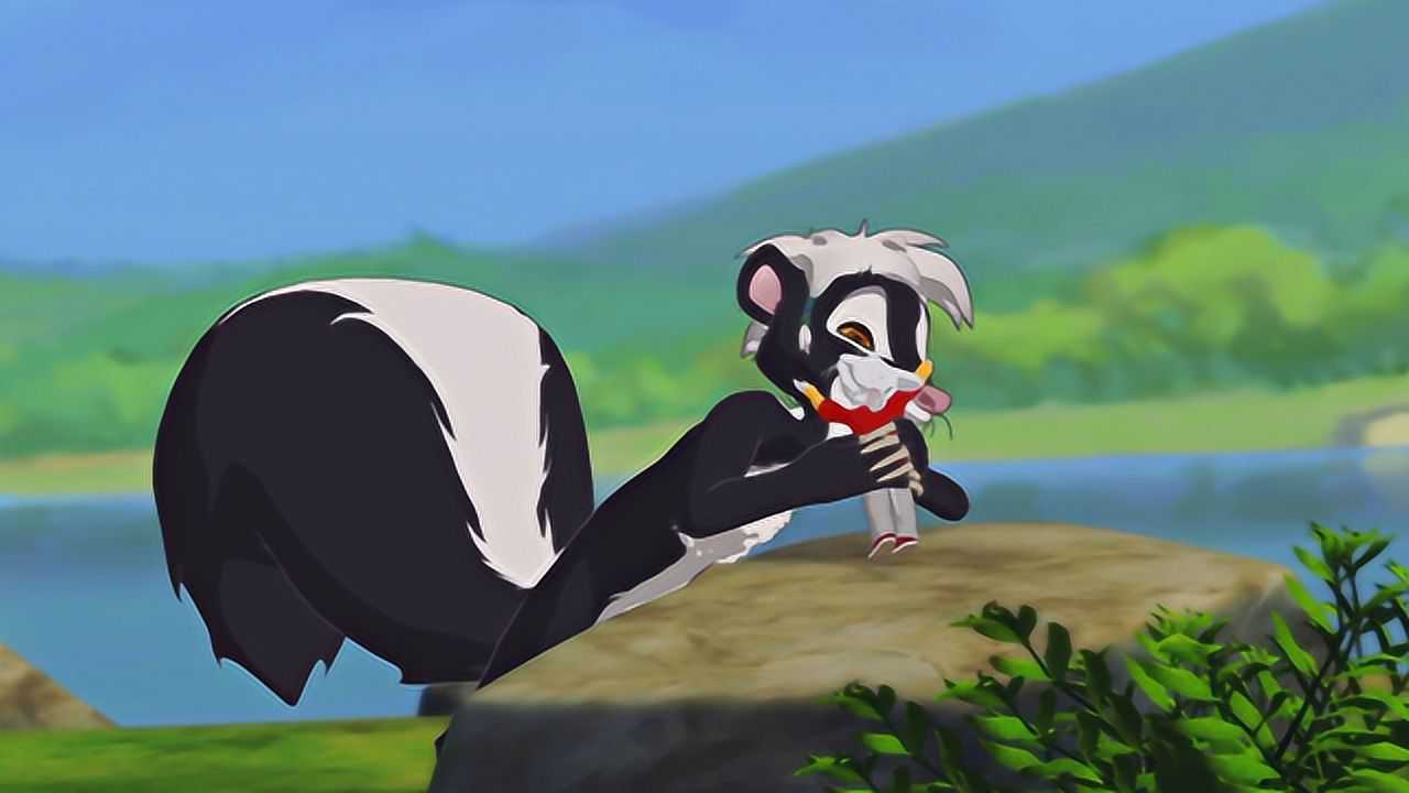 精灵鼠小弟3:鼠小弟和臭鼬李哥缓解矛盾,拥抱相离