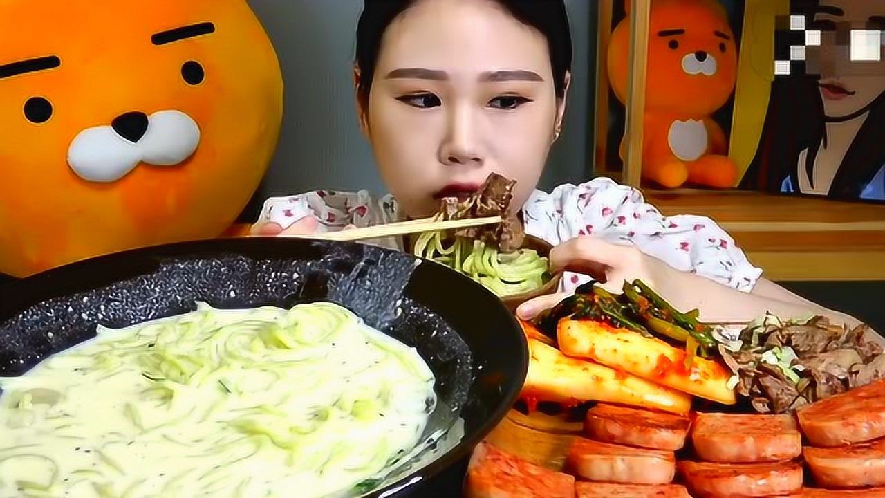 韩国大胃王卡妹 最新吃播 又来大吃一顿
