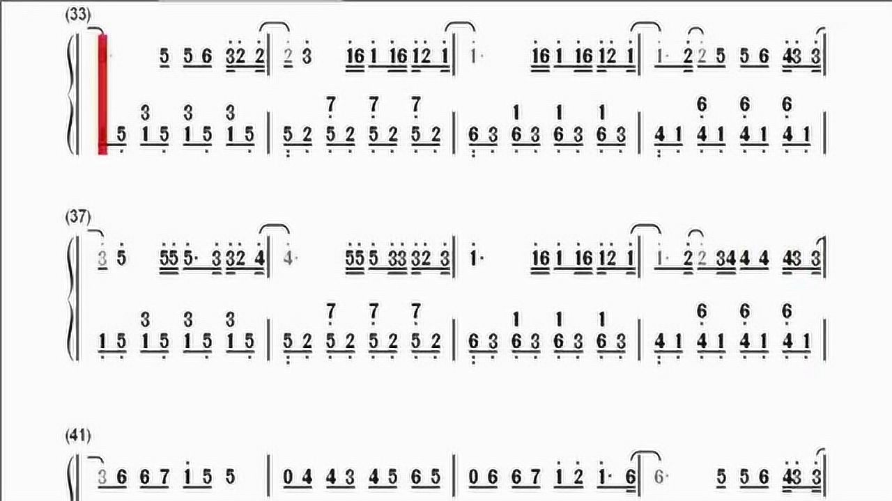 视听简谱鹿befree钢琴简谱弹奏版电影熊出没61奇幻空间主题曲