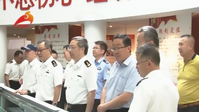 20190627国家海关总署副署长胡伟到策克口岸调研