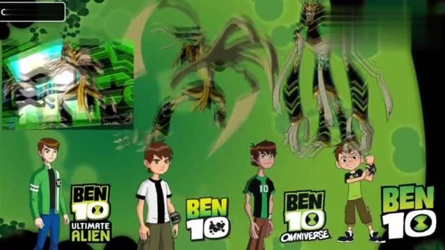 BEN10少年骇客系列形象对比 你中意哪一个系列?