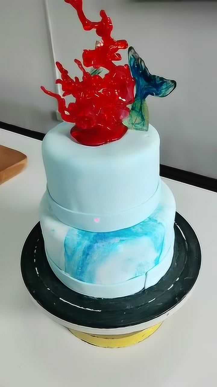 翻糖和糖艺的结合,海洋系