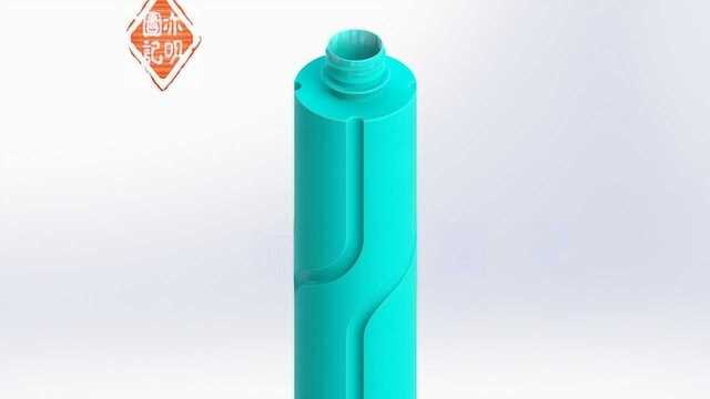 亦明图记:SolidWorks建模,矿泉水瓶,凹槽和螺纹画法