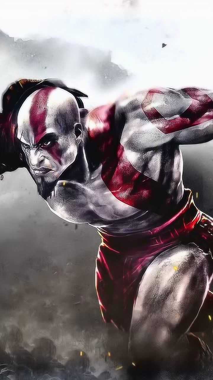 超高清手机动态壁纸制作,战神～奎托斯,不要问我他是不是最强