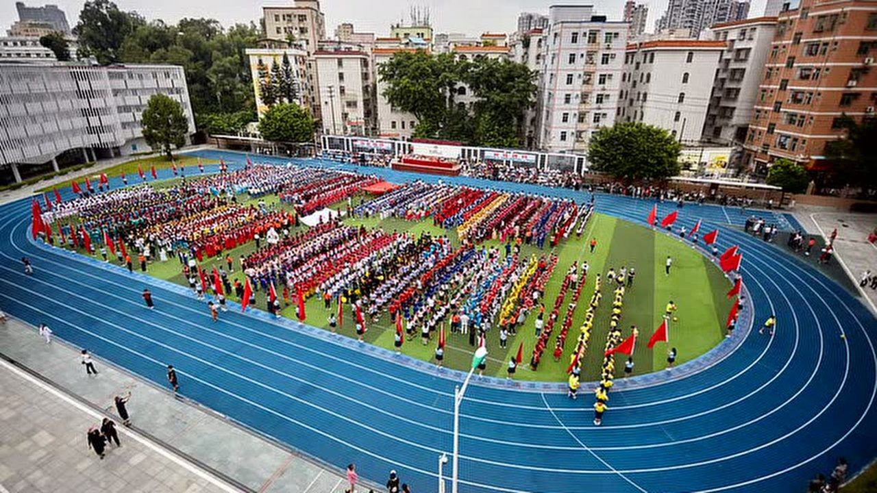 深圳市龙华区龙华中心小学第十九届民族田径运动会入场式集锦