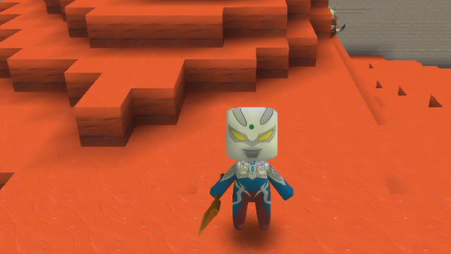 迷你世界赛罗奥特曼206赛罗在生存地图发现红土