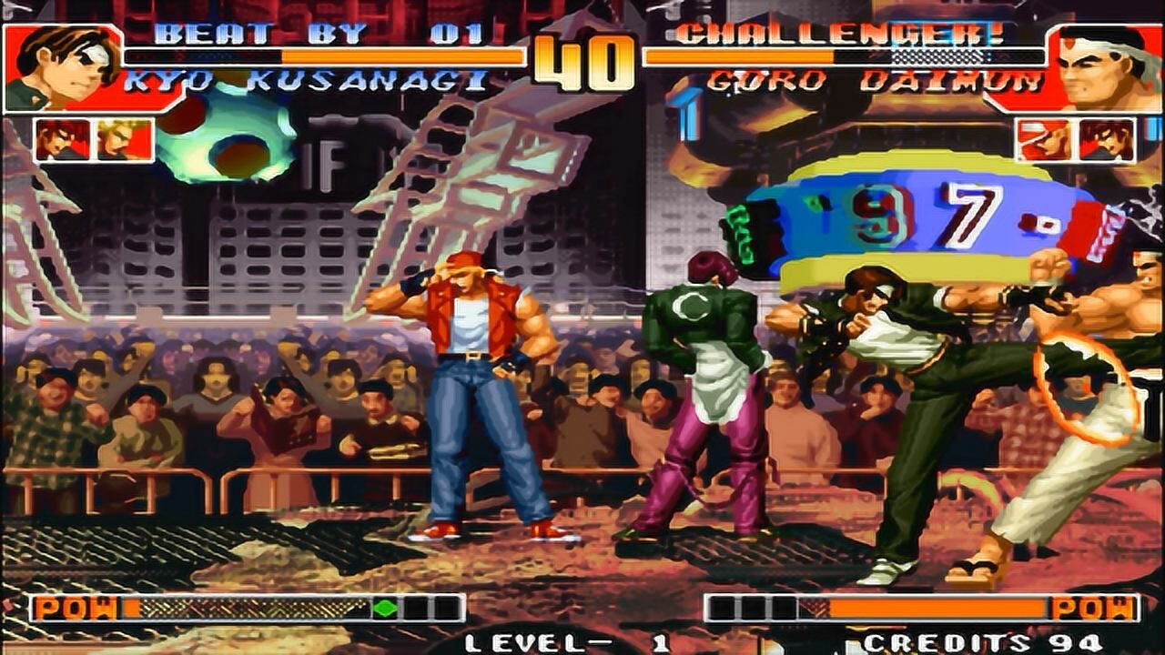 拳皇97线上对战草薙京vs大门五郎