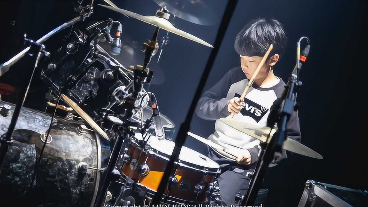 2019第四届孩迷全国乐队大赛儿童组爵士鼓三等奖吴浩轩决赛现场