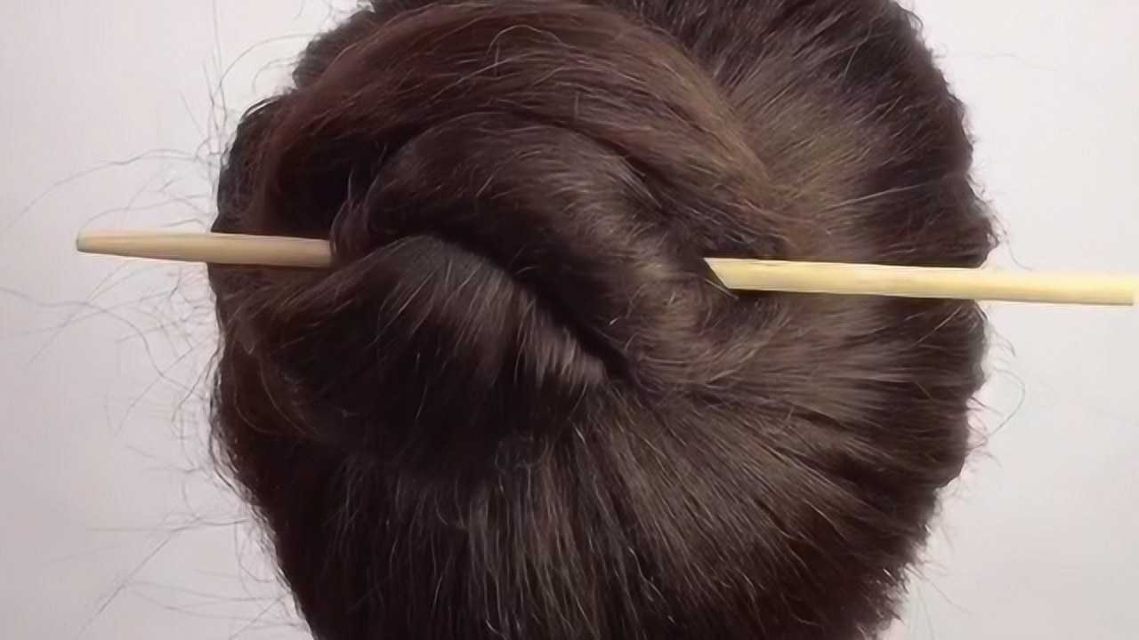 一根筷子就能搞定丸子头,古代小姐姐扎头发也太随意了!
