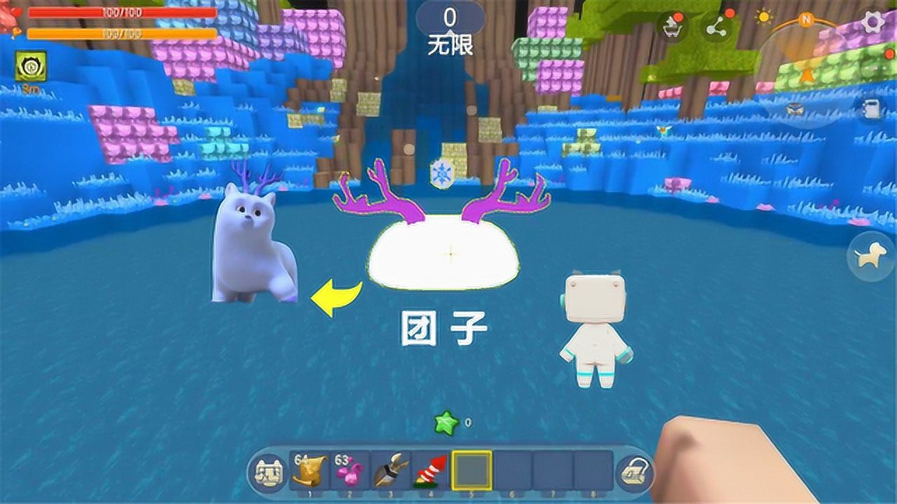 迷你世界《梦回白熊圣地》入梦再次踏入此地,寻找团子和秘密大门