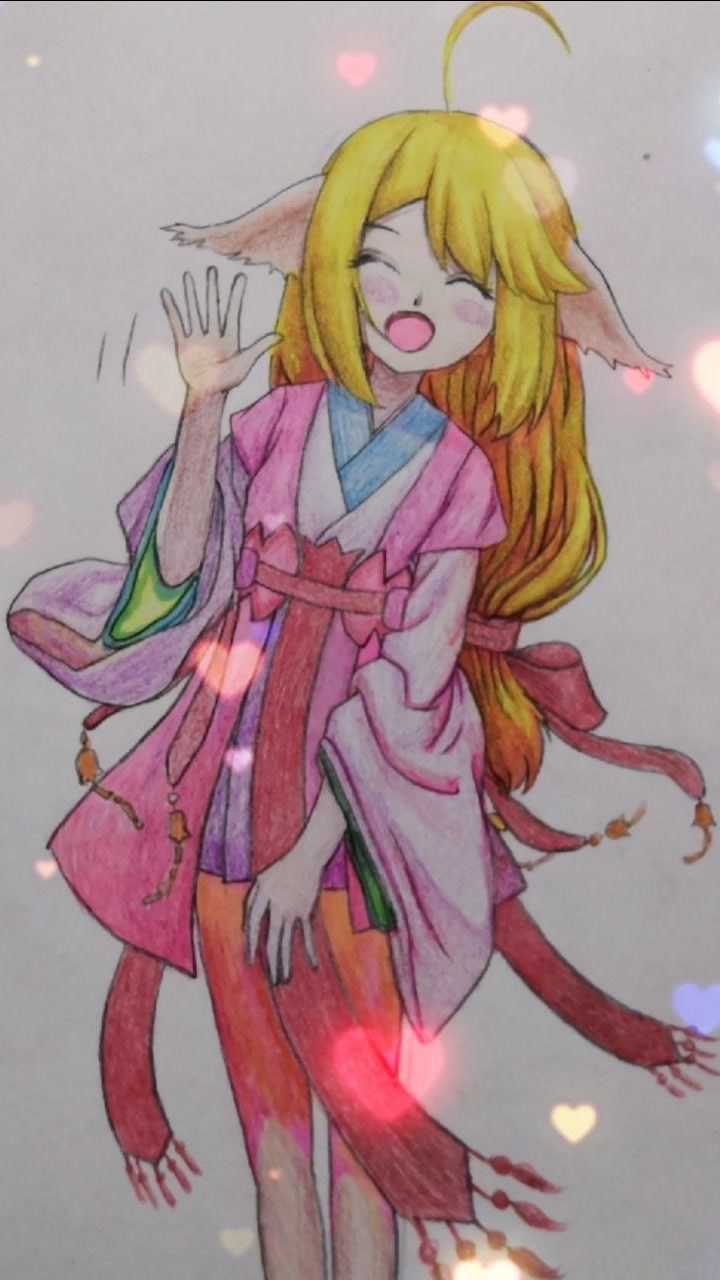 手绘狐妖小红娘终于画完了