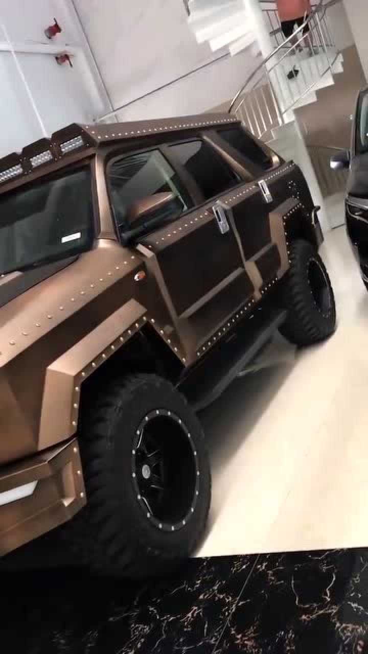 乔治巴顿防弹神车,外壳坚硬无比,你猜开它去越野怎么样