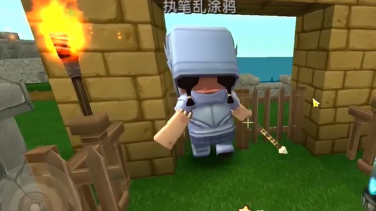 迷你世界二狗:二狗家门口被人丢了怪物,还全身穿着铠甲