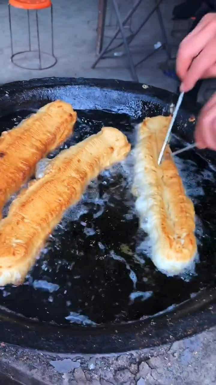 好久没有吃杠子油条加鸡蛋了来一个满分套餐