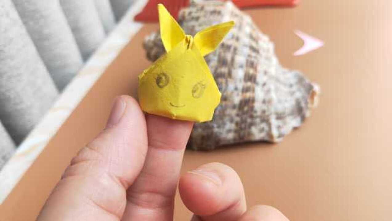 趣味折纸简单可爱的手指套孩子也能学会