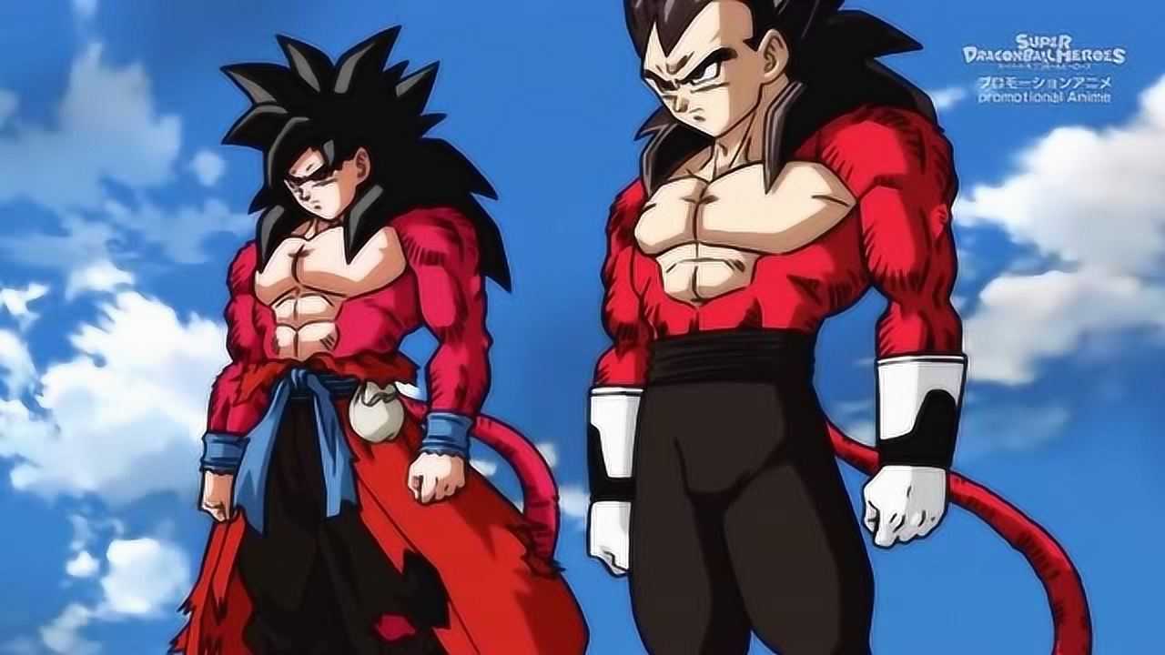 龙珠:超四孙悟空和贝吉塔登场,特兰克斯:怎么有两个爸爸!