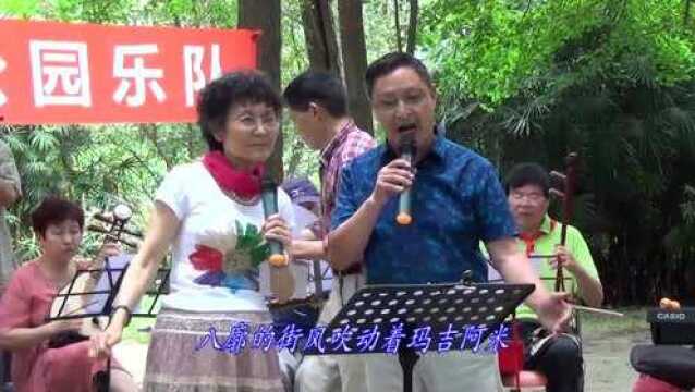 成都清水河公园乐队兰色天梦