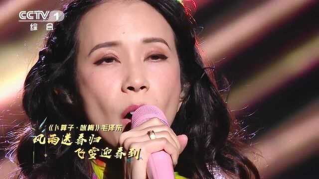 好美,莫文蔚暖心演绎毛主席经典诗词《卜算子咏梅》,经典咏流传音乐现场