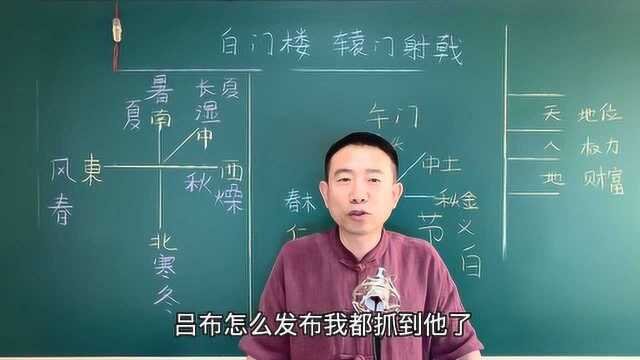 三国演义 吕布白门楼,辕门射戟