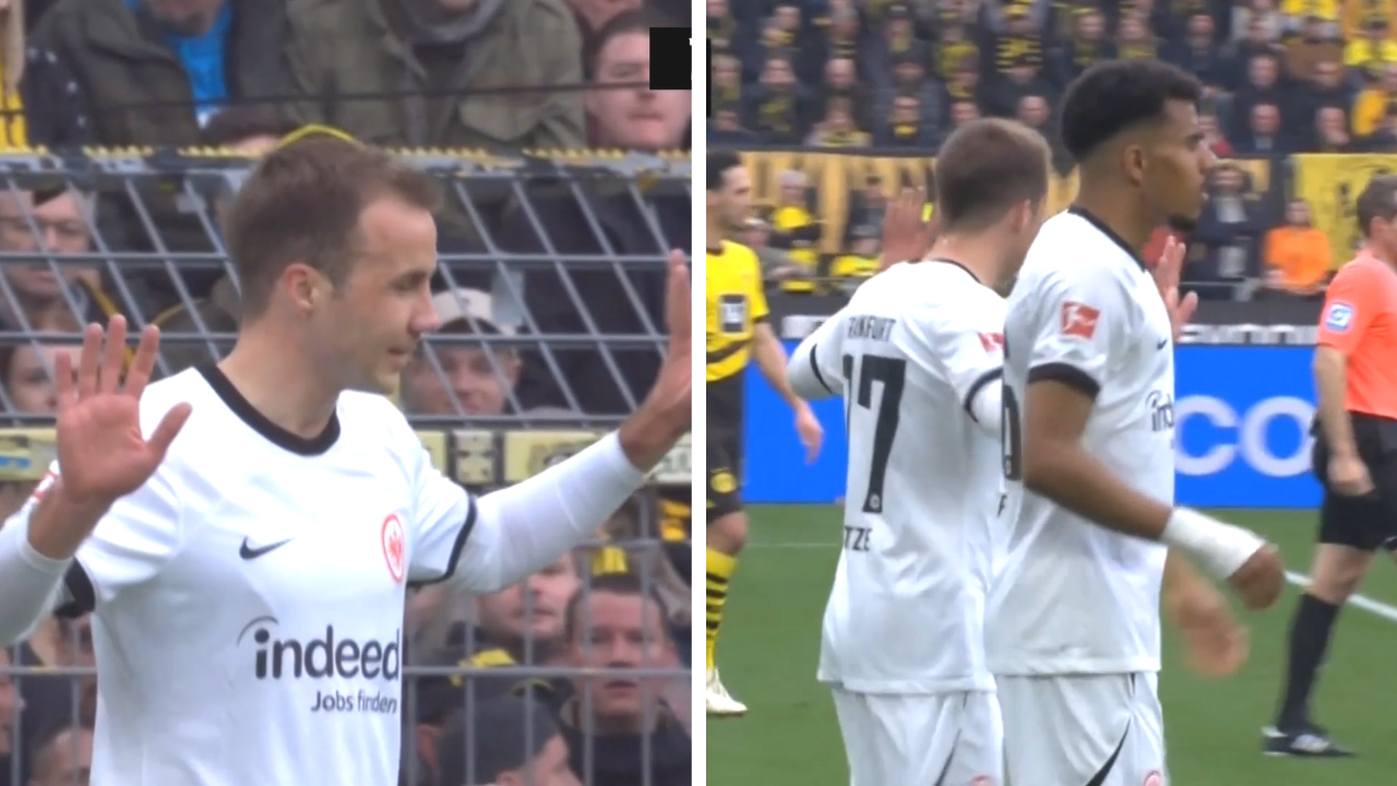 够意思!多特主场遭对手急速反击,格策低射抽死角破旧主举双手拒绝庆祝