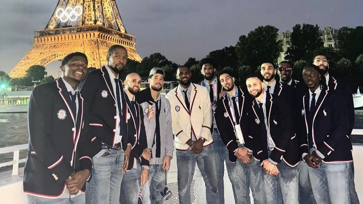 梦之队穿上美国奥运代表团开幕式服装