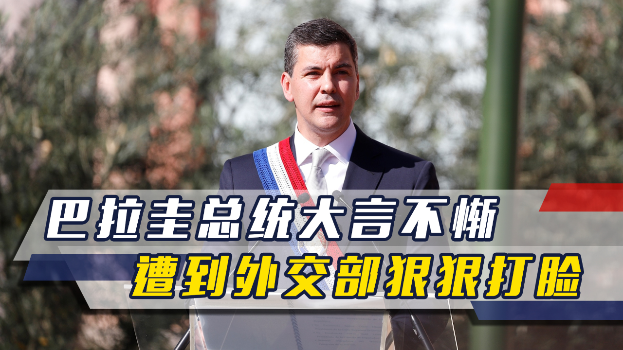 巴拉圭总统称与台湾保持关系并未阻碍对陆贸易被我外交部打脸