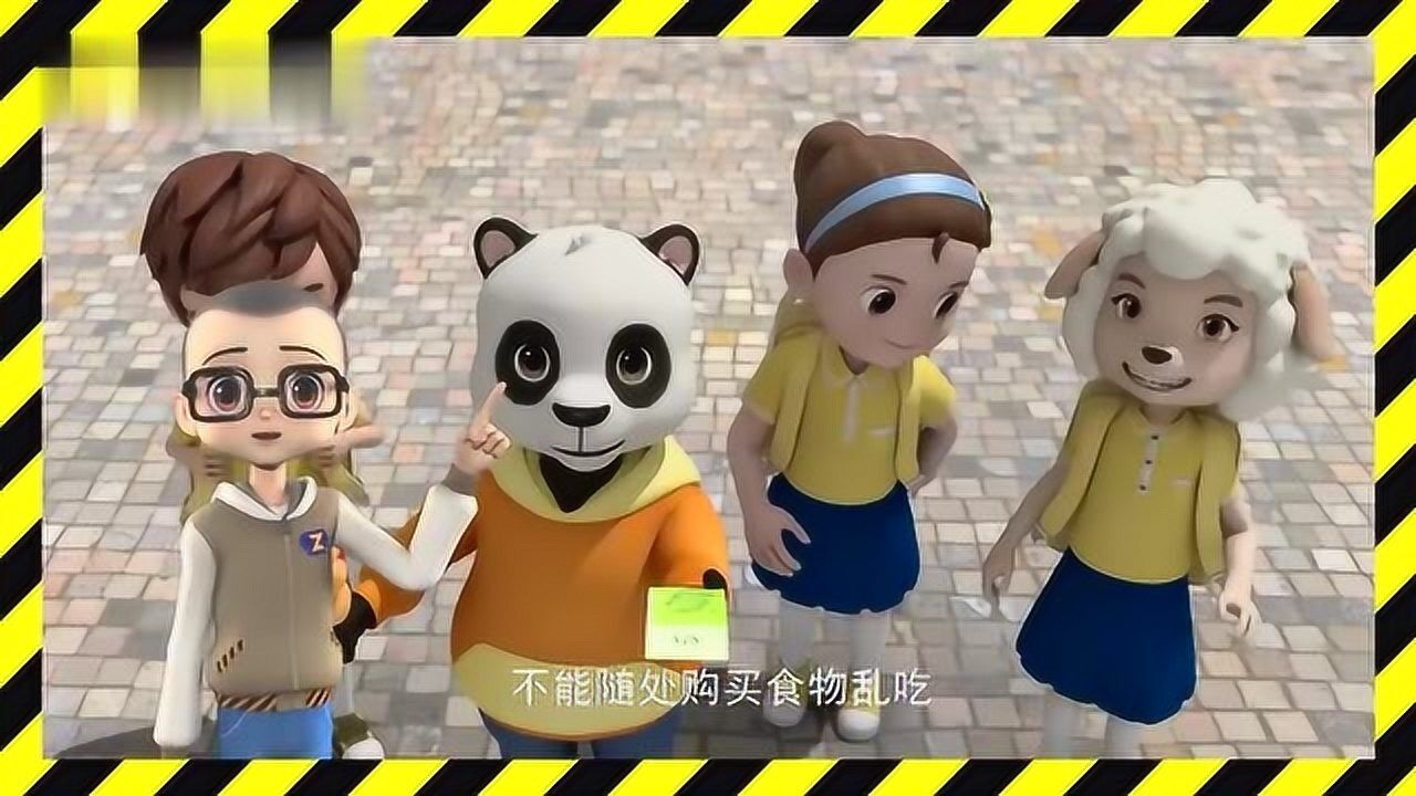 皮皮鲁安全特工队红鼻子和蓝鼻子的食物有苍蝇