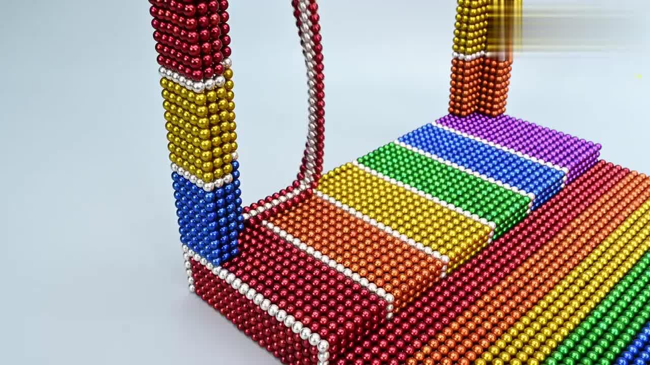 趣味玩具:手工达人使用巴克球磁铁制作小房子鱼缸