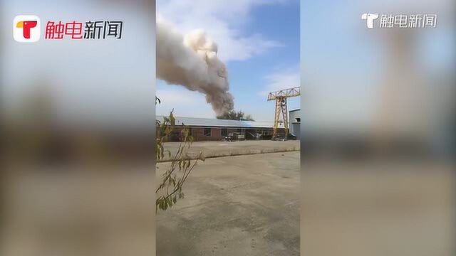 突发!吉林一污水处理厂发生爆炸,现场浓烟有数十米高