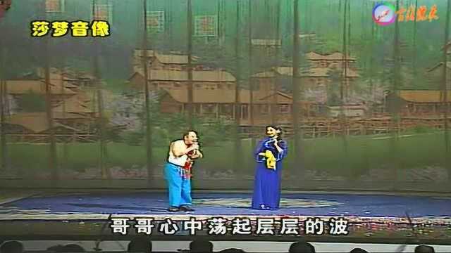 王晓曦刘玲辉早期合作表演歌曲过河,精彩演唱,值得观看