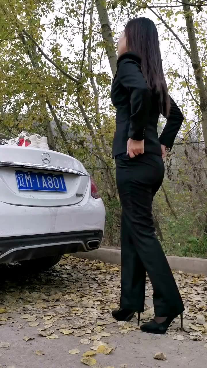 老板秘书身穿职业装即将出差